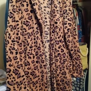 Leopard Print Light Weight Coat